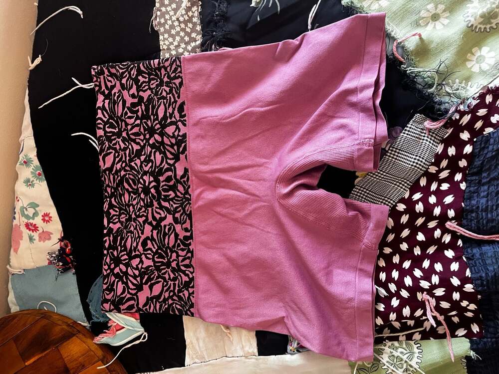 Jockey Seamfree Tummy Control High-Waist Pink and Black Floral Boxer Shorts